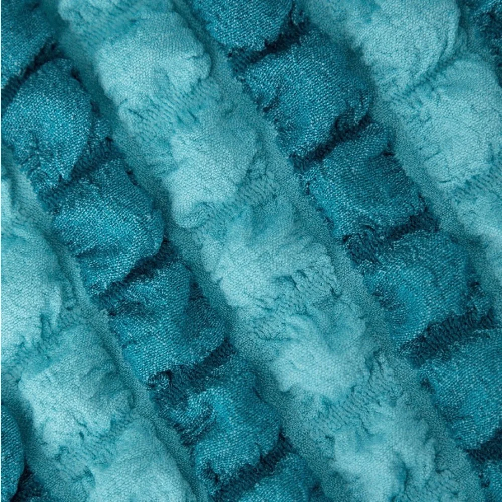 Micas Popcorn Textured Halter Backless Maxi Dress Size Large - Picture 2 of 4